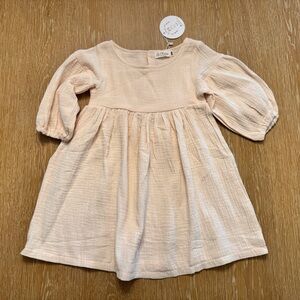 Toddler Casual Dress in Soft Pink